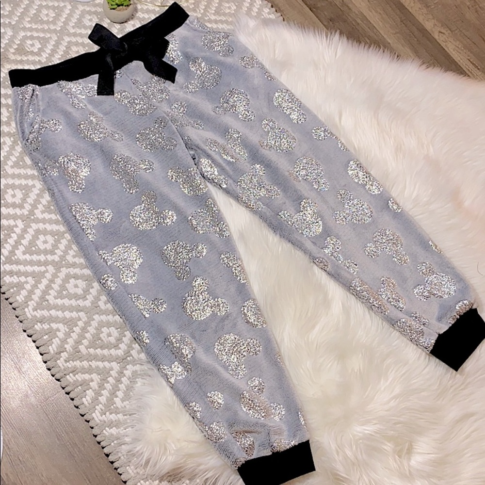 Disney Mickey🖤Plush Lounge/ Pajama Jogger Pants